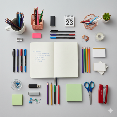 قرطاسية والادوات المكتبية